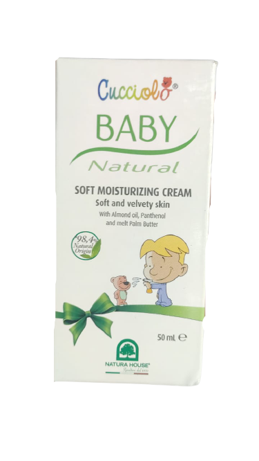 Cucciolo Natural Baby Soft Moist Cream, 50ml