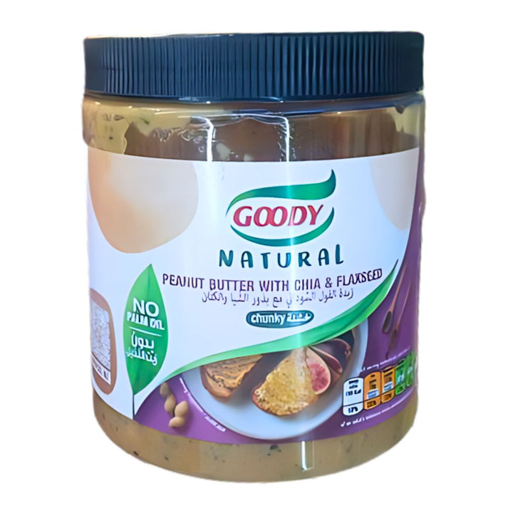 Goody Natural Peanut Butter with Chia and Flaxseed , 453g