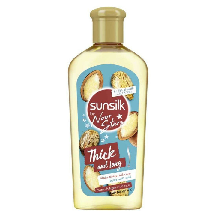 Sunsilk Hair Oil Thick & Long Castor & Argan, 250ml