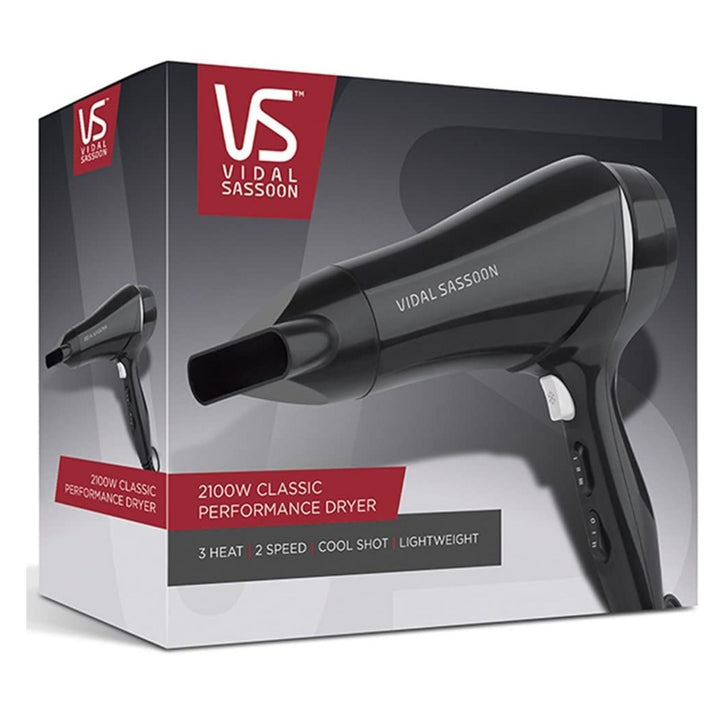 Vidal Sassoon Classic Perfomance Hair Dryer Black