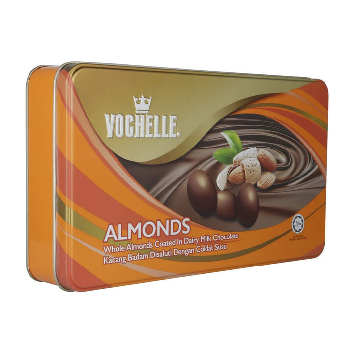 Vochelle Gift Covered Almonds Chocolate, 205g