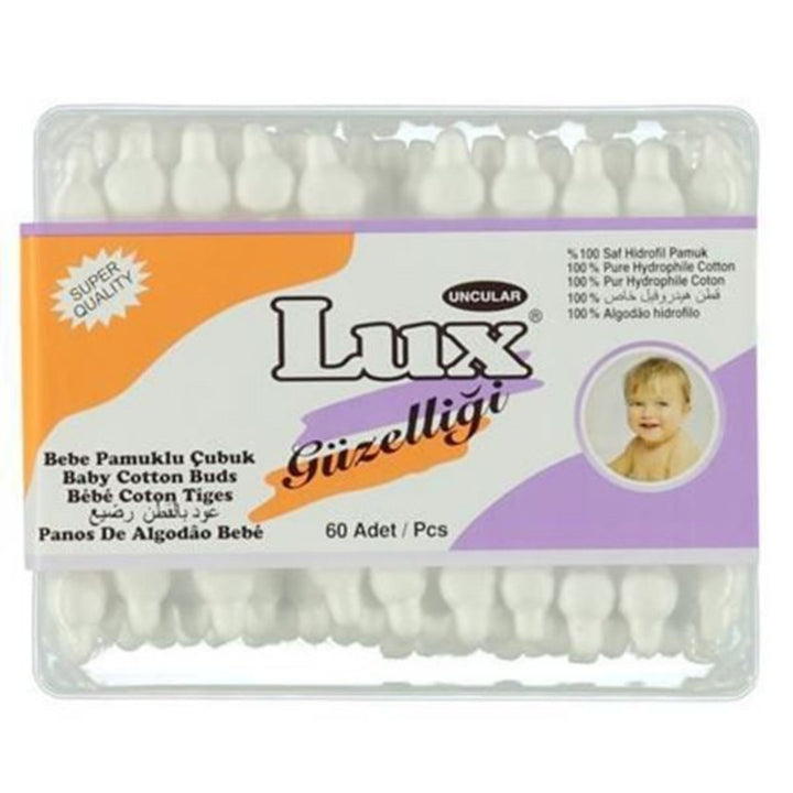 Lux Baby Cotton Buds, 3 x 60Pcs