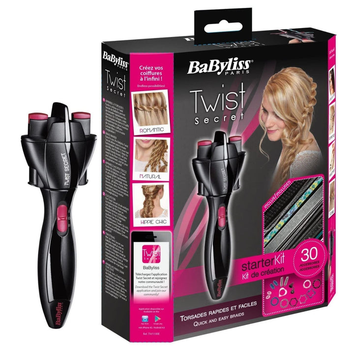 BaByliss Twist Secret Hair Curler Black