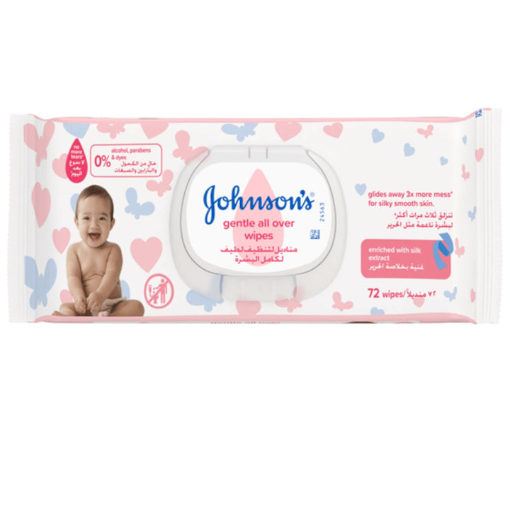 Johnson's Baby Gentle All Over Wipes, 216 wipes