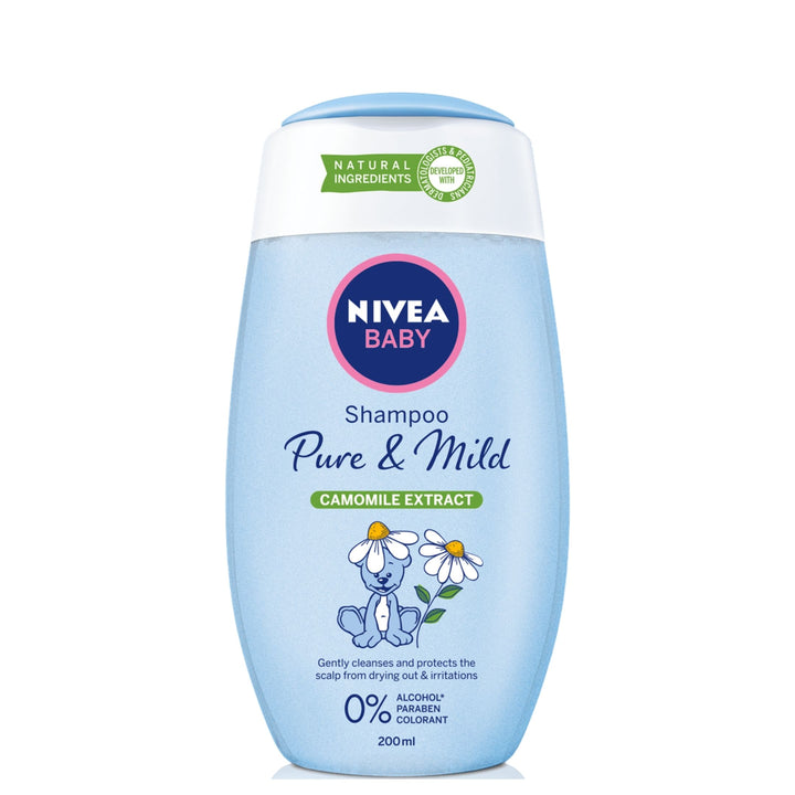 Nivea Baby Shampoo Pure And Mild Camomile Extract, 200ml