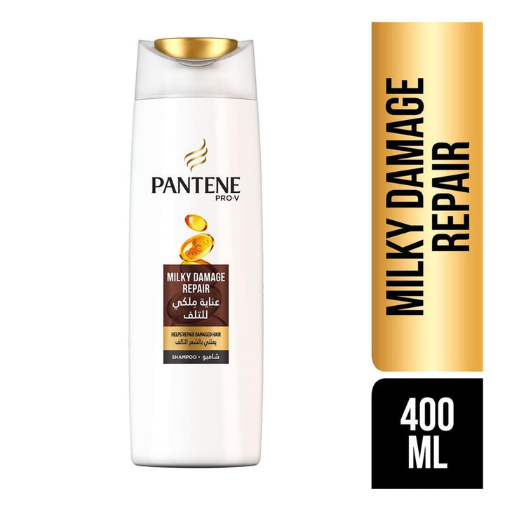 Pantene Pro-V Milky Damage Repair Shampoo, 400ml