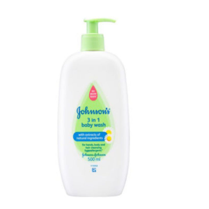 Johnson's Baby Bath Wash 3-in-1 Baby Wash, 500ml