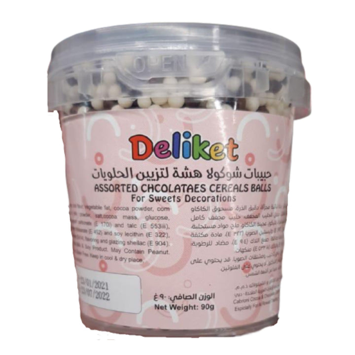 Deliket Assorted Chocolates Cereals Ball for Sweets Decorations , 90g