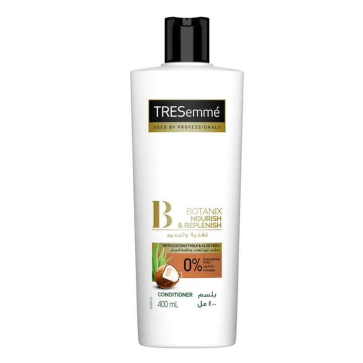 TRESemme Botanix Natural Nourish & Replenish Conditioner with Coconut Milk & Aloe Vera for Dry Hair, 400ml