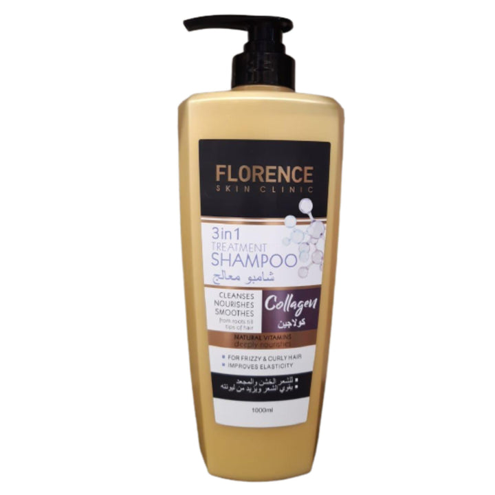 Florence Skin Clinic 3 IN 1 Treatment Shampoo Collagen, 1000ml