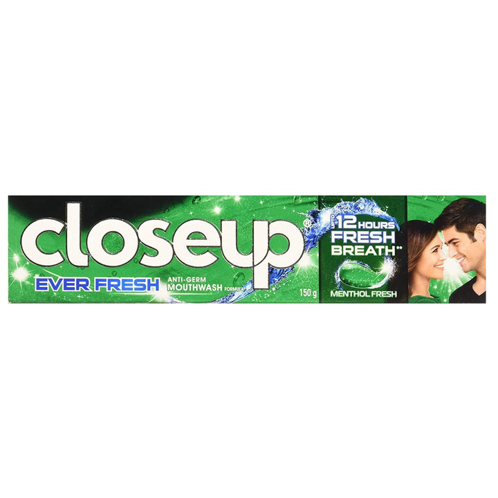 Closeup Ever Fresh Menthol Fresh Anti Mouthwash Gel Toothpaste, 150g