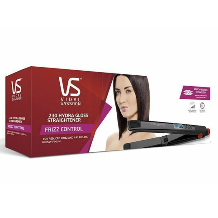 Vidal Sassoon Hydra Gloss Frizz Control Hair Straightener Black