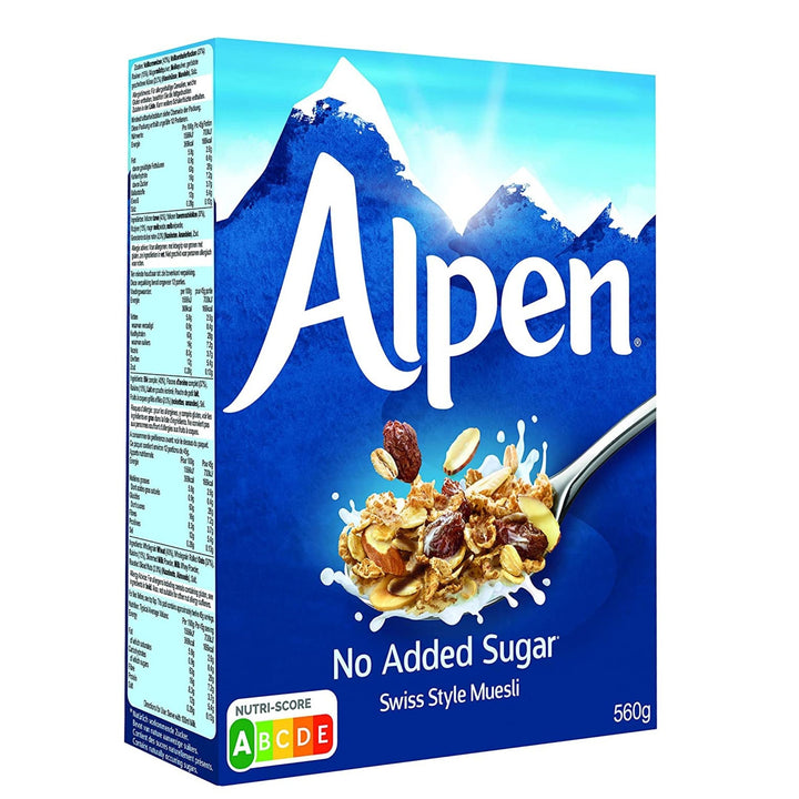 Alpen Cereal No Added Sugar, 560g