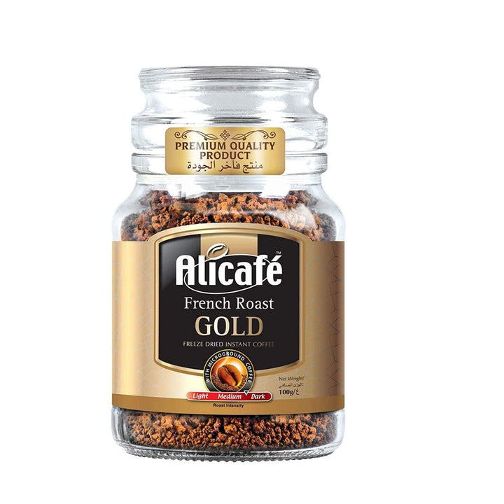 Alicafe French Roast Gold Instant Coffee Bottle, 100g