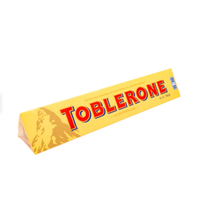 Toblerone Milk Chocolate With Honey & Almond Noucat, 360g