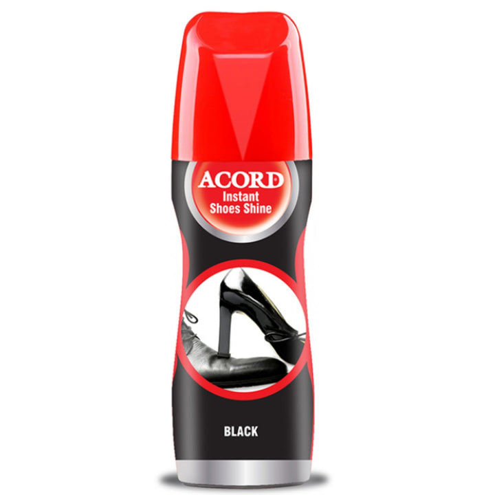 Acord Instant Shoe Shine Black, 80ml