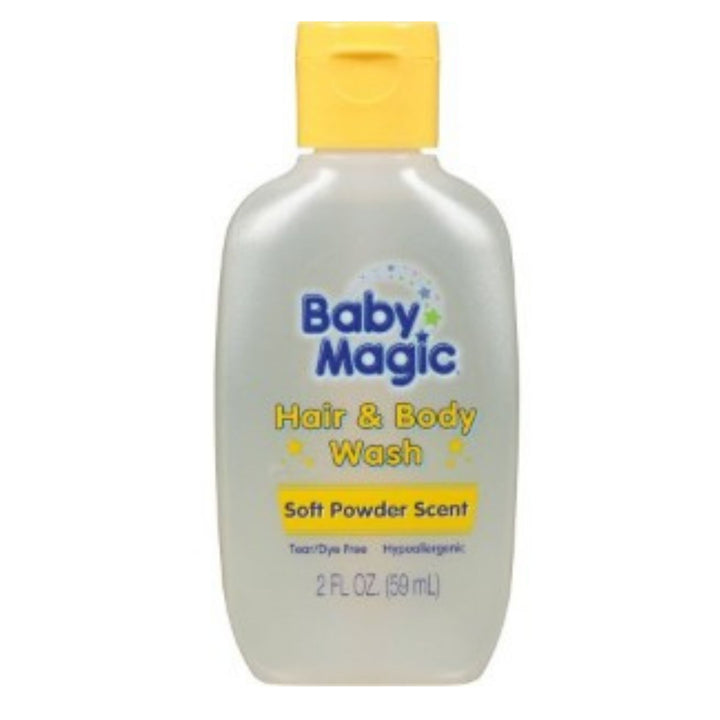 Baby Magic Hair & Body Wash Soft Powder Scent, 59ml