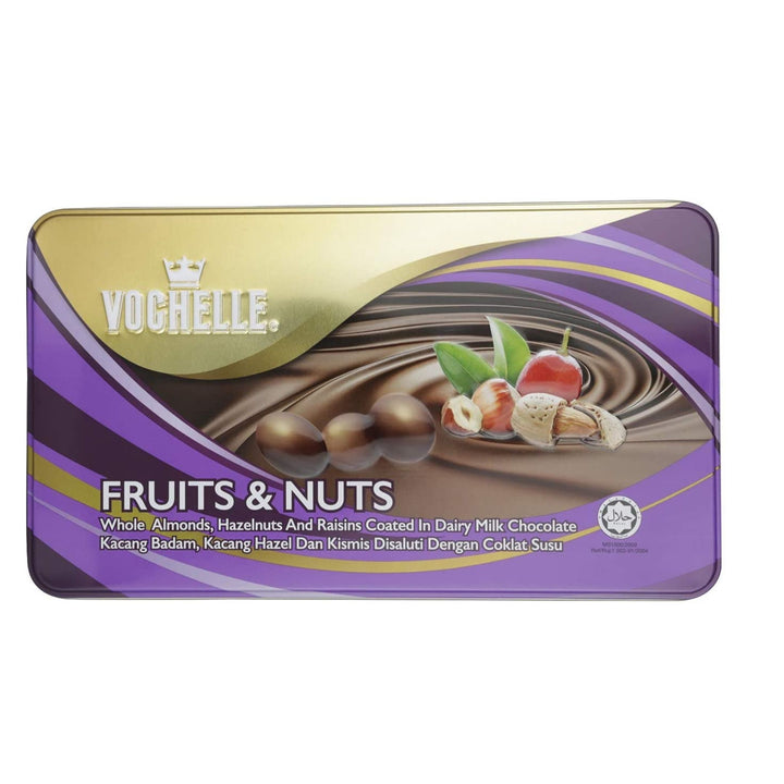 Vochelle Gift Coverd Fruits & Nuts Chocolate, 205g