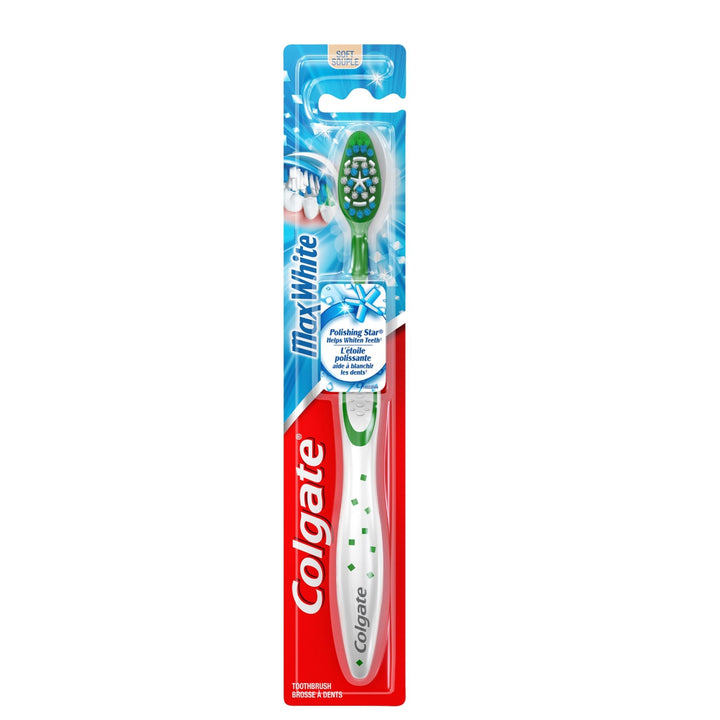 Colgate Max White Whitening Toothbrush Medium, 1 Pc