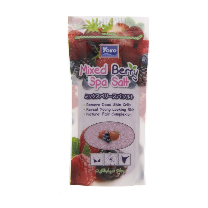 Yoko Mixed Berry Spa Salt, 300g