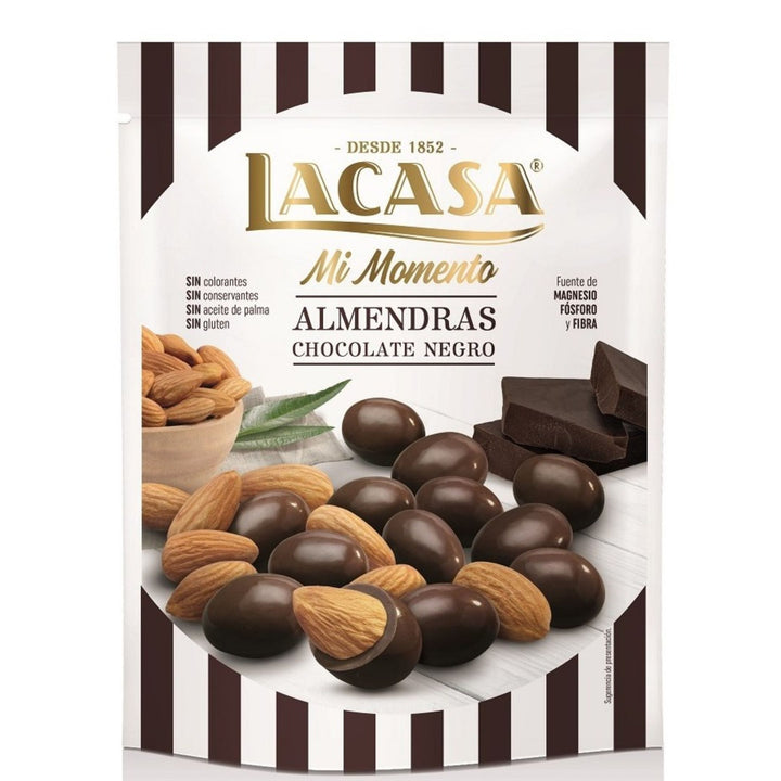 Lacasa My Moment Almond Dark Chocolate, 125g