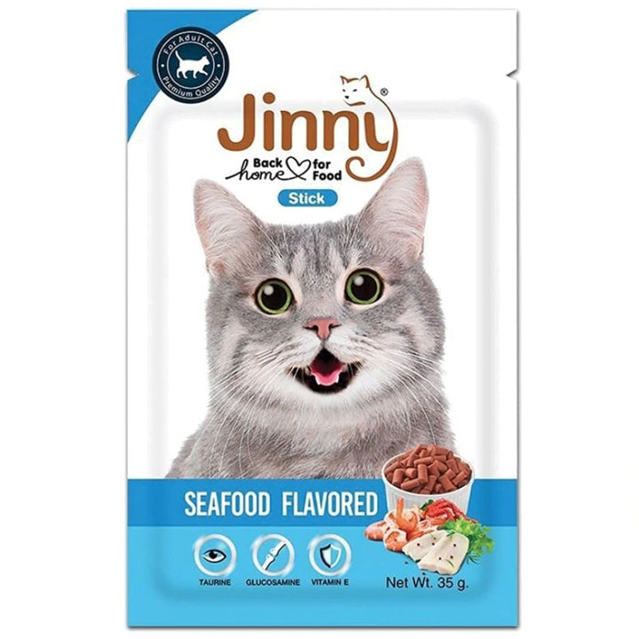 Jinny Cat Stick Seafood Flavored, 35g