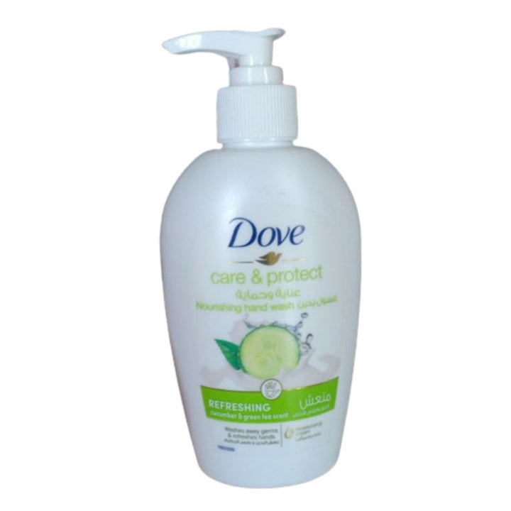 Dove Care And Protect Deeply Nourishing Hand Wash Refreshing Cucumber and Green Tea Scent, 250ml