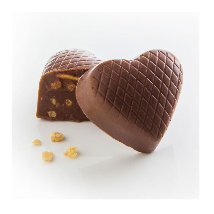 Honeycomb Crispy Heart Pouch, 7 Chocolates, 98g