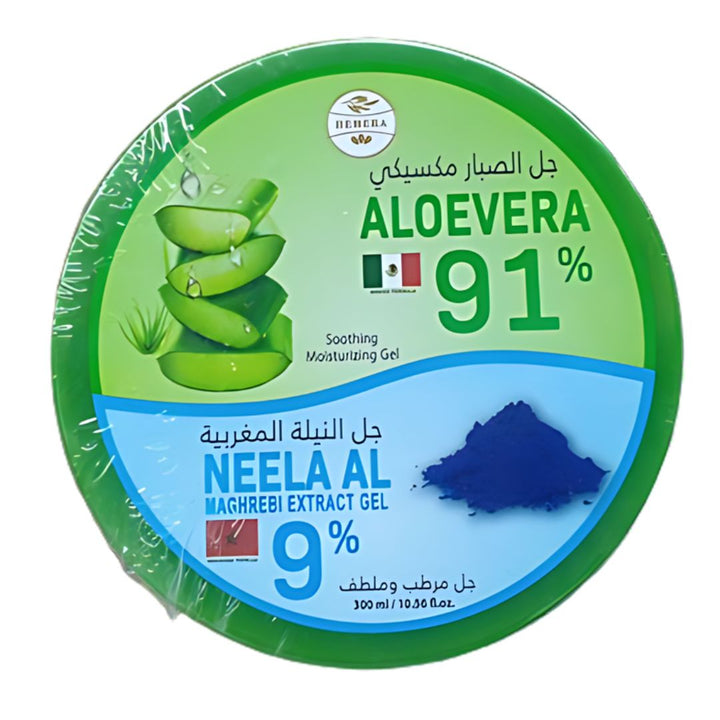 Hemera Aloe Vera 91% Soothing Gel with Neela Al 9% extract, 300ml