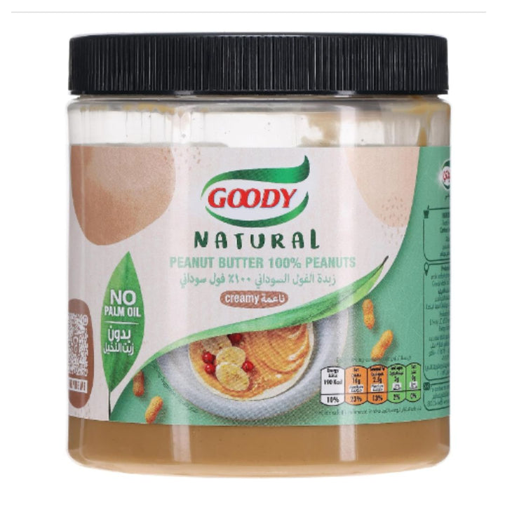 Goody Natural Creamy Peanut Butter 100%, 453g