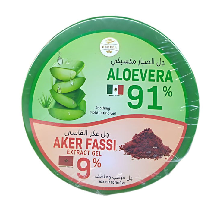 Hemera Aloe Vera 91% Soothing Gel with Aker Fassi 9% extract, 300ml