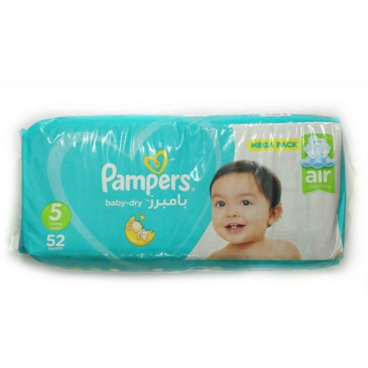 Pampers Active Baby Jumbo Pack Junior - Size 5 [11 - 16 kg], 52 Diapers