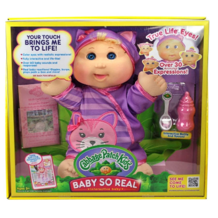 Cabbage Patch Kids 14" Baby So Real Blonde