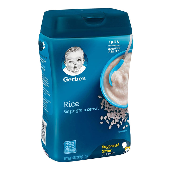 Gerber Single-Grain Rice Baby Cereal, 454g