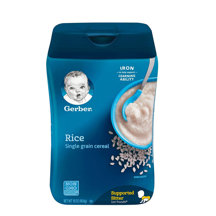 Gerber Single-Grain Rice Baby Cereal, 454g