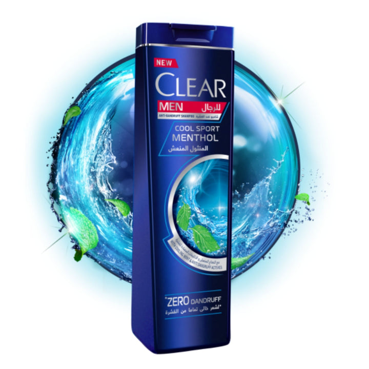 Clear Men's Anti-Dandruff Shampoo Cool Sport Menthol, 200ml