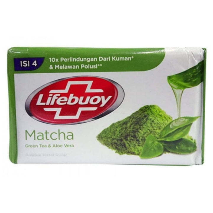 Lifebuoy Anti-Bacterial Matcha Green Tea And Aloe Vera Soap, 110g