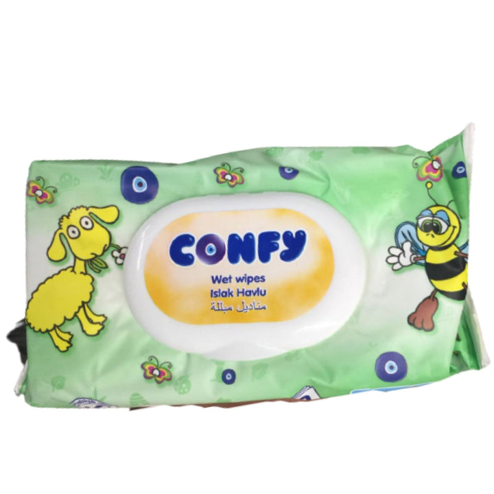 Confy Baby Wipes, 70Pc (green)