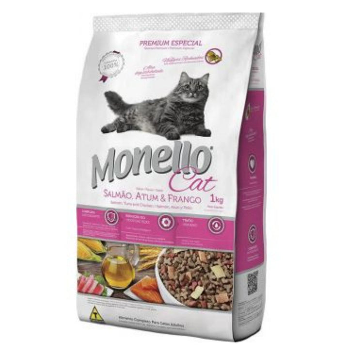 Monello Adult Cat Salmon, Tuna & Chicken, 1kg