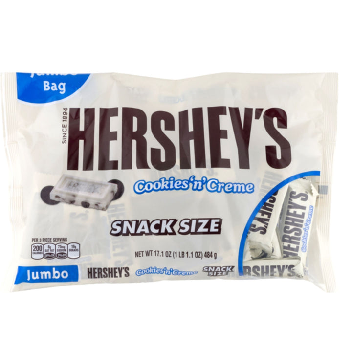 Hershey's Snack Size Cookies 'n' Creme Candy Bars, 484g