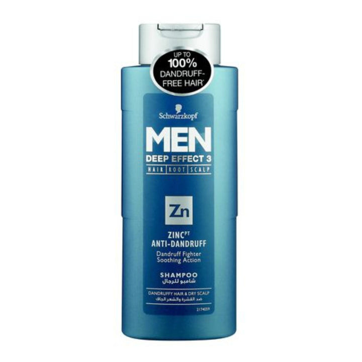 Schwarzkopf Men Anti-Dandruff Shampoo Anti-Dandruff,  250ml x 3Pcs