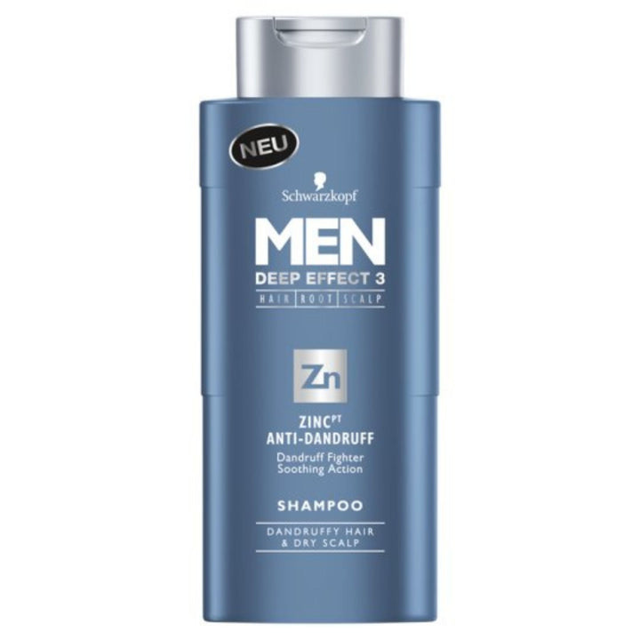 Schwarzkopf Men Anti-Dandruff Shampoo Anti-Dandruff,  250ml x 3Pcs