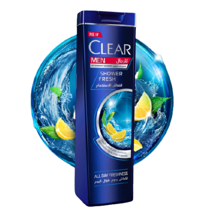 Clear Men's Anti-Dandruff Shampoo Shower Fresh, 400ml