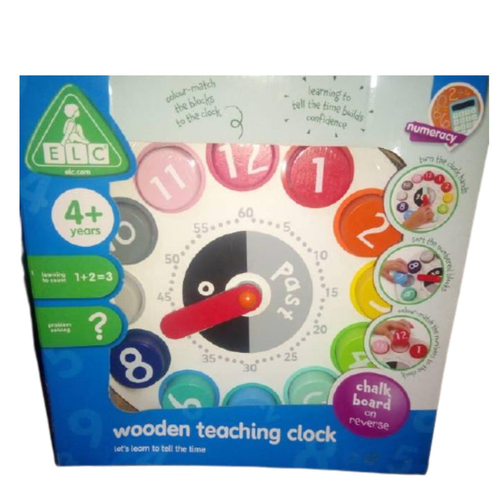 ELC Wooden Teaching Clock