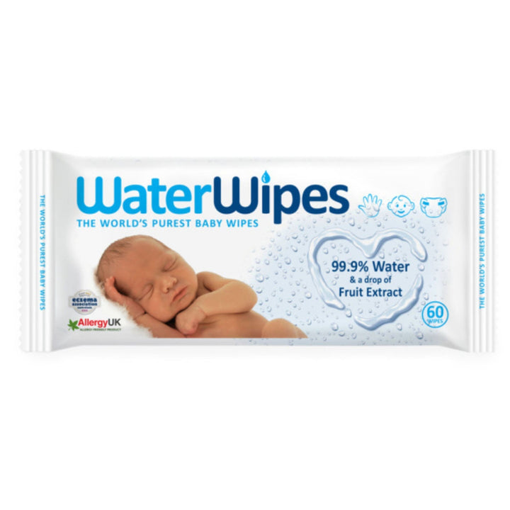 WaterWipes baby wipes, 60 Wipes