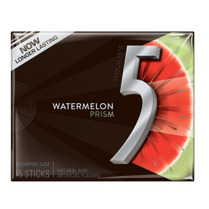 5 Gum, Sugar Free Watermelon Prism Chewing Gum