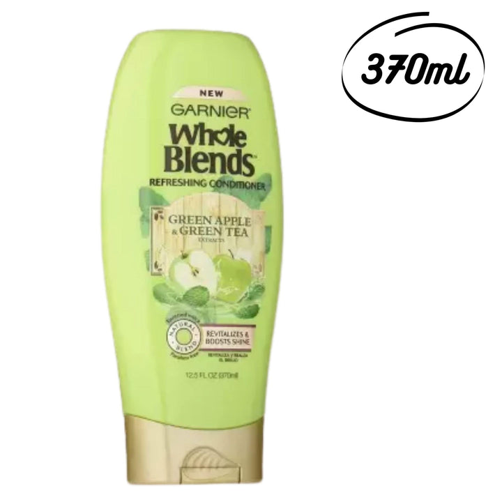 Garnier Whole Blends Conditioner with Green Apple And Green Tea, 370ml