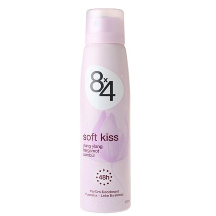 8x4 Soft Kiss Women Spray Deodorant, 150ml