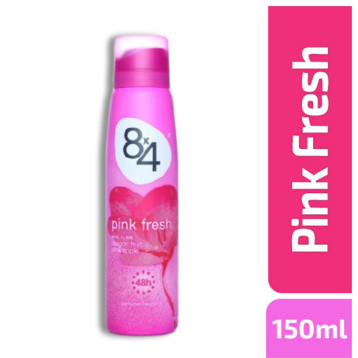 8x4 Dedorant Pink Fresh Spray, 150ml