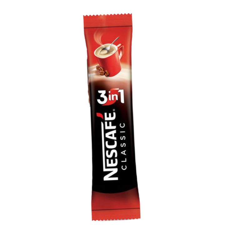 Nescafe 3in1 Original Instant Coffee Mix Sachet, 100Pcs